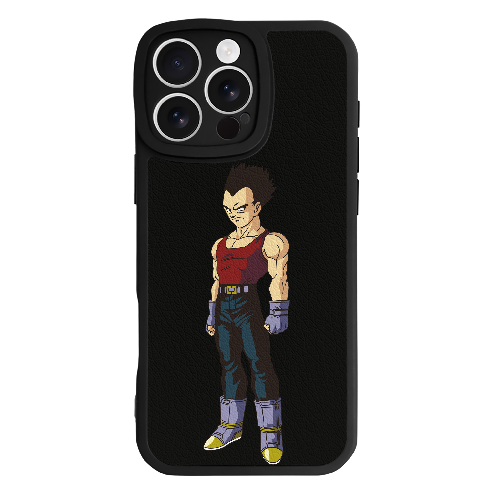 （画像用） ドラゴンボール ベジータ四世（Bejīta Yonsei）DRAGON BALL Vegeta IV 【iPhone 16シリーズ対応】シリコンスマホケース（レザー調） 材質：シリコン
